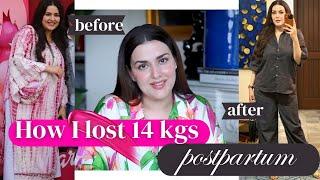 How I Lost 14 Kilos Postpartum  I  My Weight Loss Journey  Tips & Secrets 