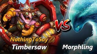 NothingToSay mid Timbersaw vs Morphling  First 10 minutes