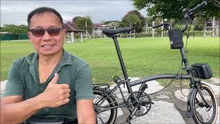 LIOW VIDEO 1st Ride On The Liaoge Trifold Bike  辽哥三折自行车