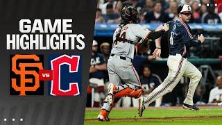 Giants vs. Guardians Game Highlights 7524  MLB Highlights