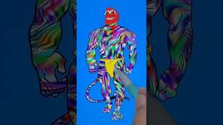 Red Larva Oi oi Correct Color Game Challenge #larva #shorts #memes