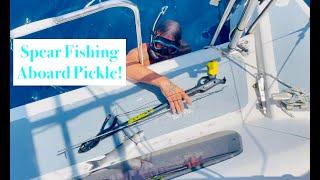 Episode 175 - Busy week aboard Pickle Spear Fishing Big Sails Med Canals and Swing Bridges