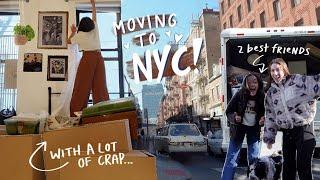 THE NYC MOVING VLOG move-in to our apartment with us