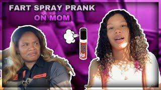 FART SPRAY PRANK ON MOM   MUST WATCH 