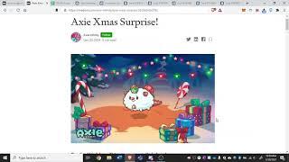 XMAS Axies - Analysis and purchase