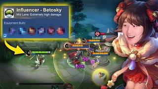 Played Betoskys Chang E build  before updating Mobile Legends