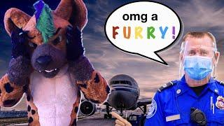 I Lied to Airport Security About My Fursuit....  ️