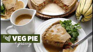 I ate 2 whole pies Hearty Vegetable Pot Pie Recipe Healthy GF Vegan