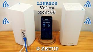 Linksys Velop MX8400 mesh Wi-Fi 6 system • Unboxing installation configuration and test