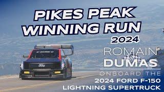 Romain Dumas Becomes the PPIHC 2024 King of the Mountain  PIKES PEAK WINNING Race Day Onboard