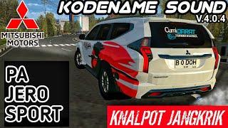 RILIS ‼️KODENAME SOUND PAJERO KNALPOT JANGKRIK CUMI DARAT   BUSSID V.4.0.4