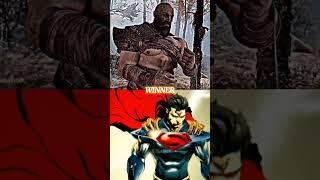 Superboy Prime vs Kratos 100%  DC vs GOW  #dc #gow #superman #kratos #marvel #ben10 #anime #vs