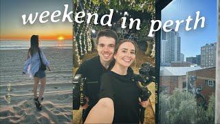 PERTH VLOG - filming a wedding beach sunsets flying standby & exciting news