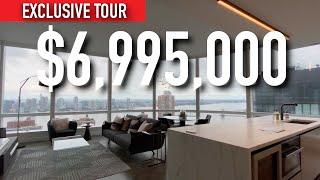 INSIDE A $6995000 CONDO WITH INSANE VIEWS OF THE HUDSON RIVER  NEW YORK TOUR SERIES  EP 2