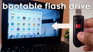 Portable OS on a Flash Drive - Bootable Android Operating System