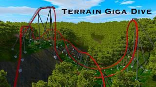 Pitfall  354ft Terrain-Based B&M Giga Dive Coaster  NoLimits 2 + FVD++  Coaster 98