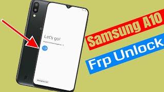 How To Unlock Samsung A10 Frp LockBypass Google Ac Without Pc