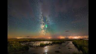 Polarlichter und Perseiden über Sylt im August 2024