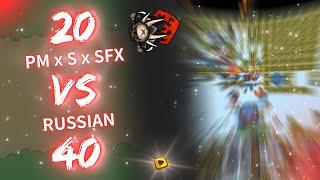 Dynast.io #114  RAID&DEFENDS 20 VS 40  PM x S x SFX vs RUSSIANNN?