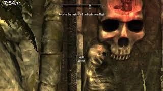 Skyrim Dark Brotherhood speedrun in 2719 IGT