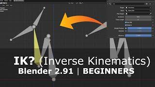 IK?  Blender Inverse Kinematics  Beginners Tutorial