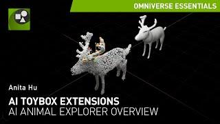 Overview of the AI Animal Explorer in Omniverse USD Composer