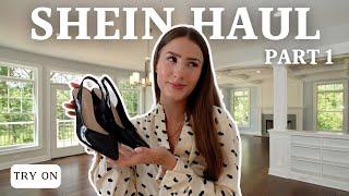 XXL Shein Haul part 1 - trends für den Sommer 2024 - weiß maxi skirt old money