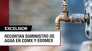 Cutzamala reduce flujo de agua para la CDMX y el Edomex