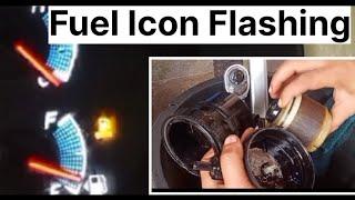 How to Fix Fuel Icon Flashing and Beeping. Replace Fuel Filter