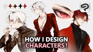 Draw an OC With Me  My Character Design Process Clip Studio Speedpaint