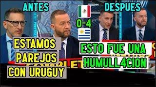 MEXICANOS NO RESPETARON a URUGUAY y LUEGO LLORAN con TREMENDA DERROTA en el MEXICO 0-4 URUGUAY