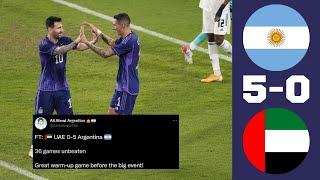 Argentina - UAE 50 All Goals & Highlights