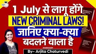 New Criminal Laws in India 2023  New Criminal Laws Comparison  New Criminal Laws Judiciary