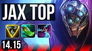 JAX vs VOLIBEAR TOP  7 solo kills 65% winrate  NA Challenger  14.15