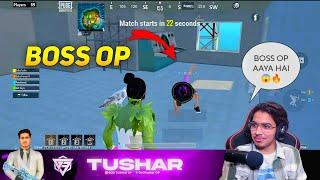 GOD TUSHAR OP VS BOSS OP  INTENSE FIGHT ON LIVE STREAM  PUBG LITE @godtusharop1