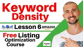 Amazon SEO Optimization  Find The Optimal Keyword Density For Your Listing