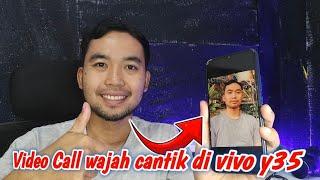 Cara setting vitur video call wajah cantik hp vivo y35 #iisgemilang