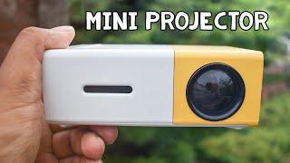 Cheap Pocket Projector for Fun - Mini LED Projector Review & Demo YG-300