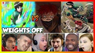 Rock Lee vs Gaara Part 12 Naruto REACTION MASHUP