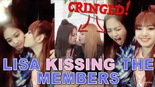 BLACKPINK Lisa KISSING THE MEMBERS