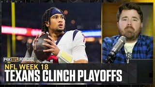 CJ Stroud Texans CLINCH playoff berth vs. Gardner Minshew Colts - Dave Helman  NFL on FOX Pod