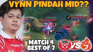 PERPINDAHAN VYN KE MID IMPACT YG SANGAT BESAR BUAT BTR?? BTR VS AURA MATCH 4