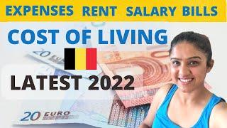 What is Cost of Living in Belgium in 2022? Expenses Rent Salary & Bills when living in Brussels