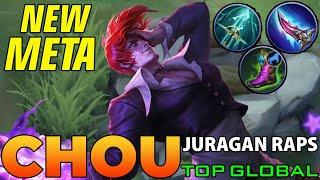 Chou Jungle Full Damage Build New Meta  - Top 1 Mythical Immortal By JURAGAN RAPS  MOBILE LEGEND.