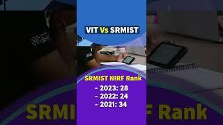 VIT vs SRM - Which is better? #shorts