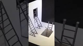 Drawing 3D Ladders #howtodraw3d #vamosartdrawing #drawing3d