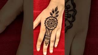 latest very beautiful flower mehndi design for back side hand mehandi ka design for hand #shorts