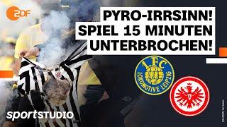 1. FC Lok Leipzig – Eintracht Frankfurt Highlights  DFB-Pokal 202324  sportstudio