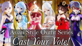 【MMDGenshin Impact】 Asian Style Outfits  Somi - What You Waiting For 