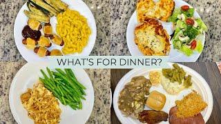 WHAT’S FOR DINNER?  EASY & BUDGET FRIENDLY  REALISTIC WEEKNIGHT MEALS  DINNER INSPIRATION